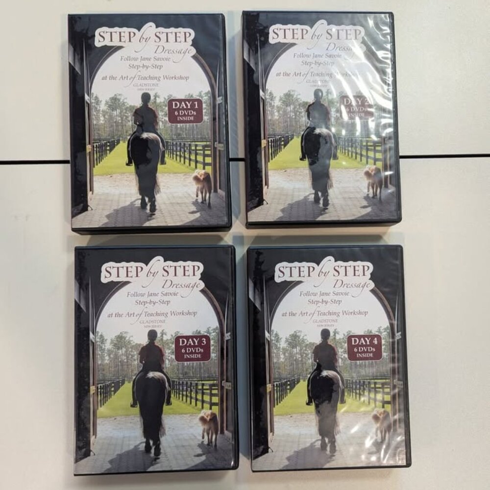 Step-By-Step Dressage with Jane Savoie, Day 1-4 DVD set